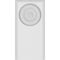 Ekena Millwork Standard Foster Bullseye Plinth Block With Rounded Edge, 2 1/2"W x 5"H x 1/2"P PBP025X050X050FOS04 - alternate 2